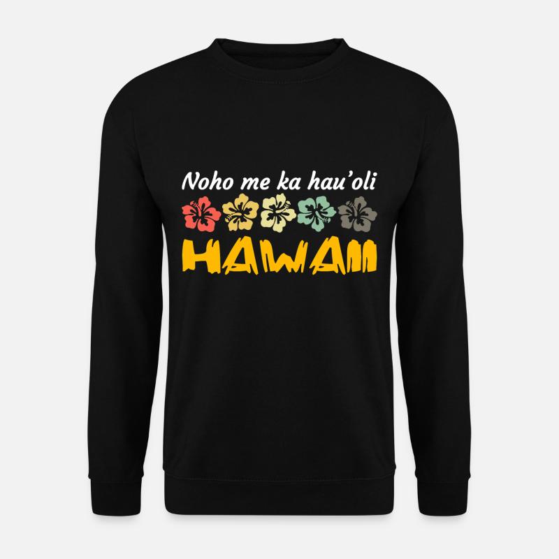 Hawaii - Unisex Pullover - Schwarz