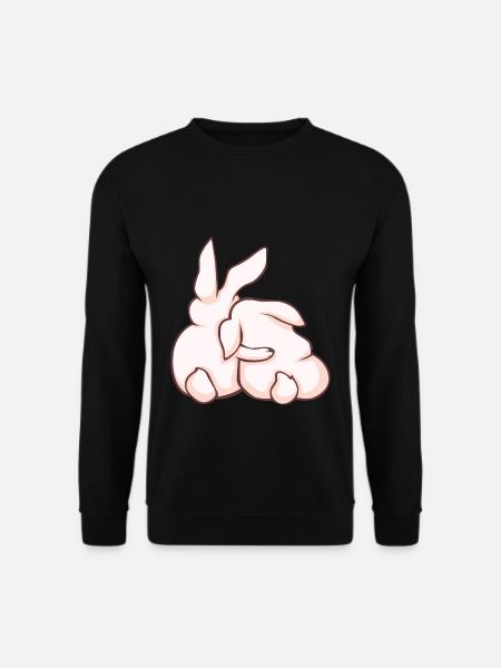 Lapin Lapin Animaux mignons - Sweat-shirt Unisexe - noir