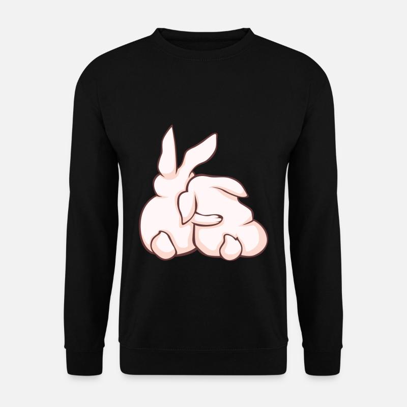 Lapin Lapin Animaux mignons - Sweat-shirt Unisexe - noir