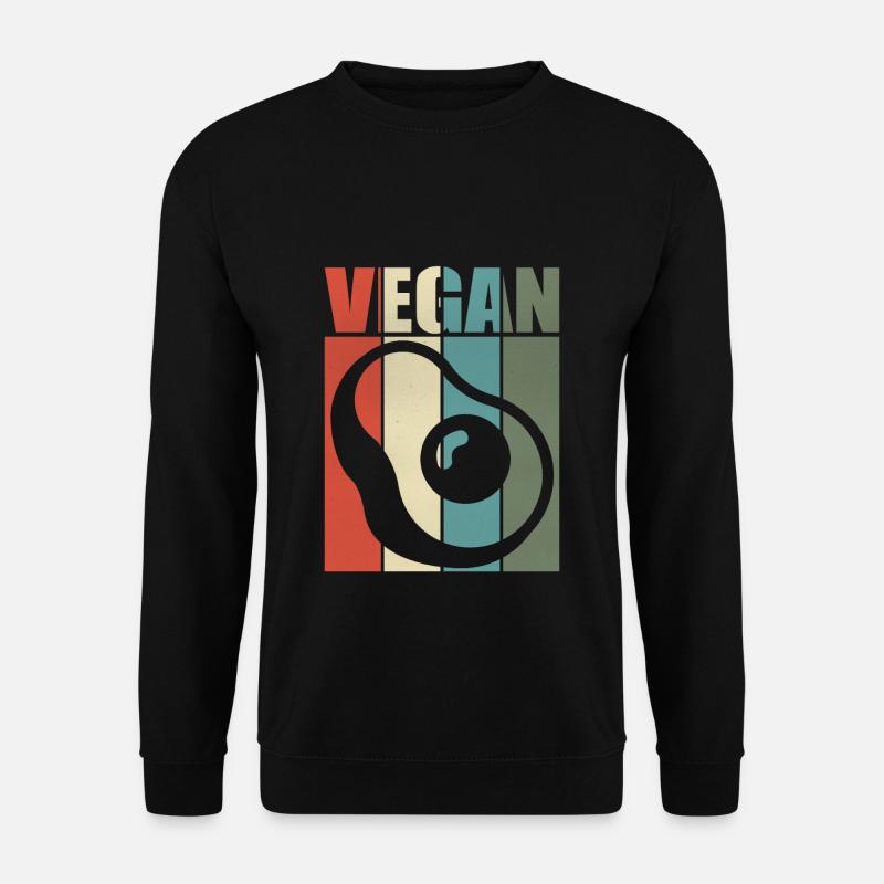 Végétalien végétalien - Sweat-shirt Unisexe - noir