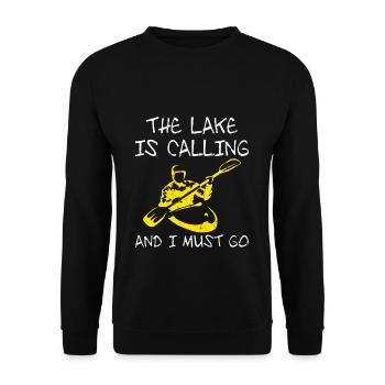 Canoë Kayak - Sweat-shirt Unisexe - noir - Devant - Alina (178cm) & Michal (187cm)