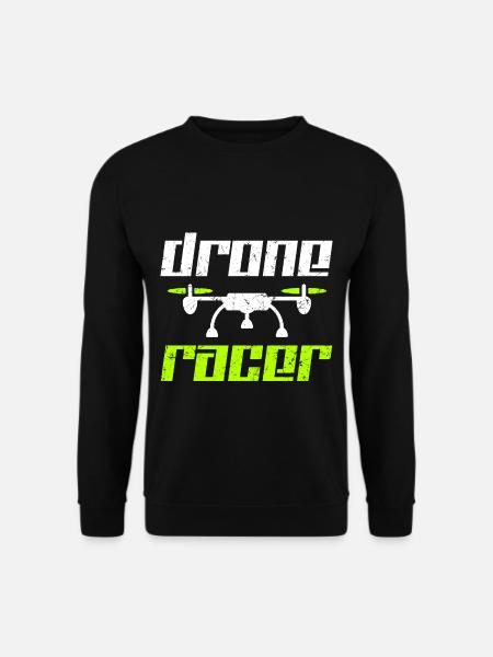 Drone Race Drone Quadrocopter Drone Pilot - Unisex Sweatshirt - black