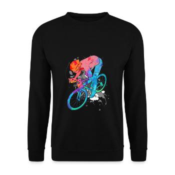Vélo Vélo VTT Cyclisme Cyclisme - Sweat-shirt Unisexe - noir - Devant - Alina (178cm) & Michal (187cm)