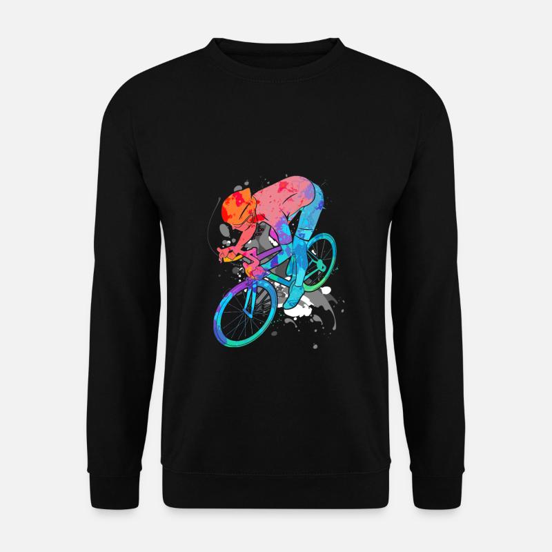 Vélo Vélo VTT Cyclisme Cyclisme - Sweat-shirt Unisexe - noir