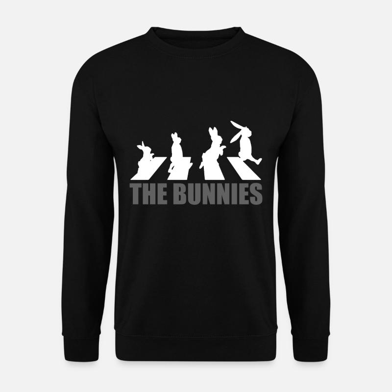 The Bunnies Hase Kaninchen Häschen Tierliebe - Unisex Pullover - Schwarz