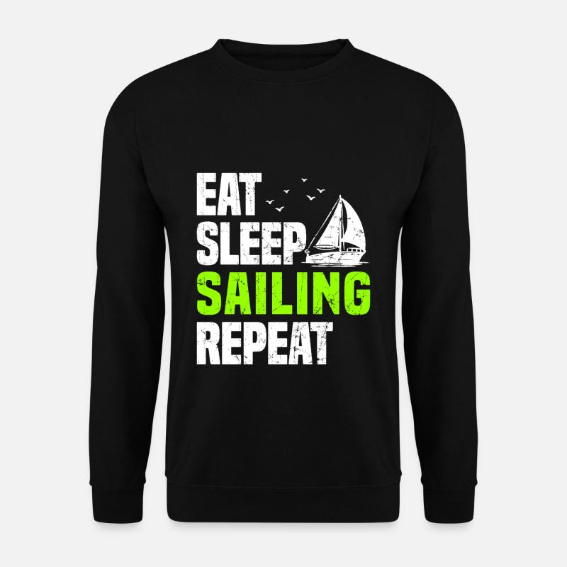 sailing ship - Unisex Sweatshirt - black
