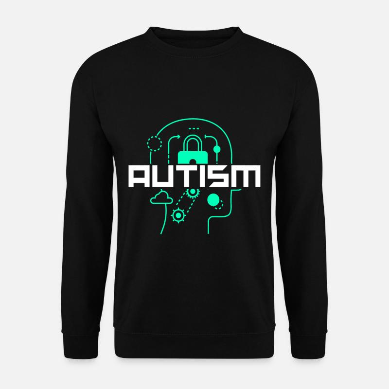 Autismus Awareness Day Autist - Unisex Pullover - Schwarz