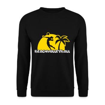 Beach volleyball beach volleyball mer - Sweat-shirt Unisexe - noir - Devant - Alina (178cm) & Michal (187cm)