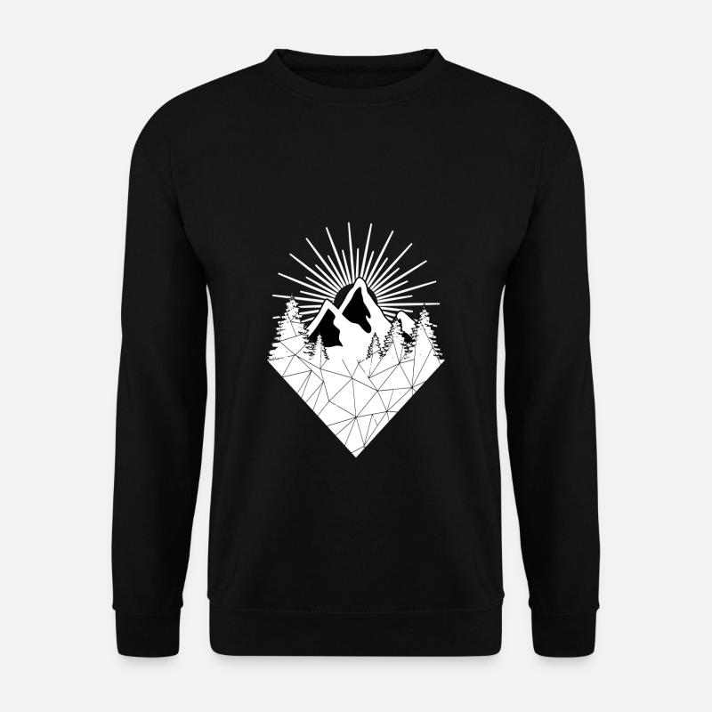 Mountains nature - Unisex Sweatshirt - black