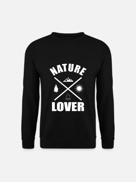 Nature lover nature - Unisex Sweatshirt - black