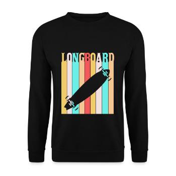 longboard - Sweat-shirt Unisexe - noir - Devant - Alina (178cm) & Michal (187cm)