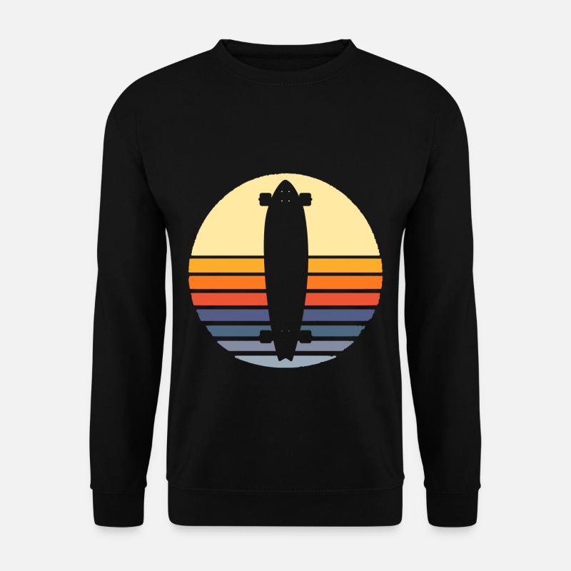 Longboard - Unisex Pullover - Schwarz