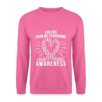 Ehlers Danlos Syndrom Awareness EDS - Unisex Pullover - Pink - Vorne
