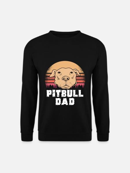 Pitbull Dad - Sweat-shirt Unisexe - noir