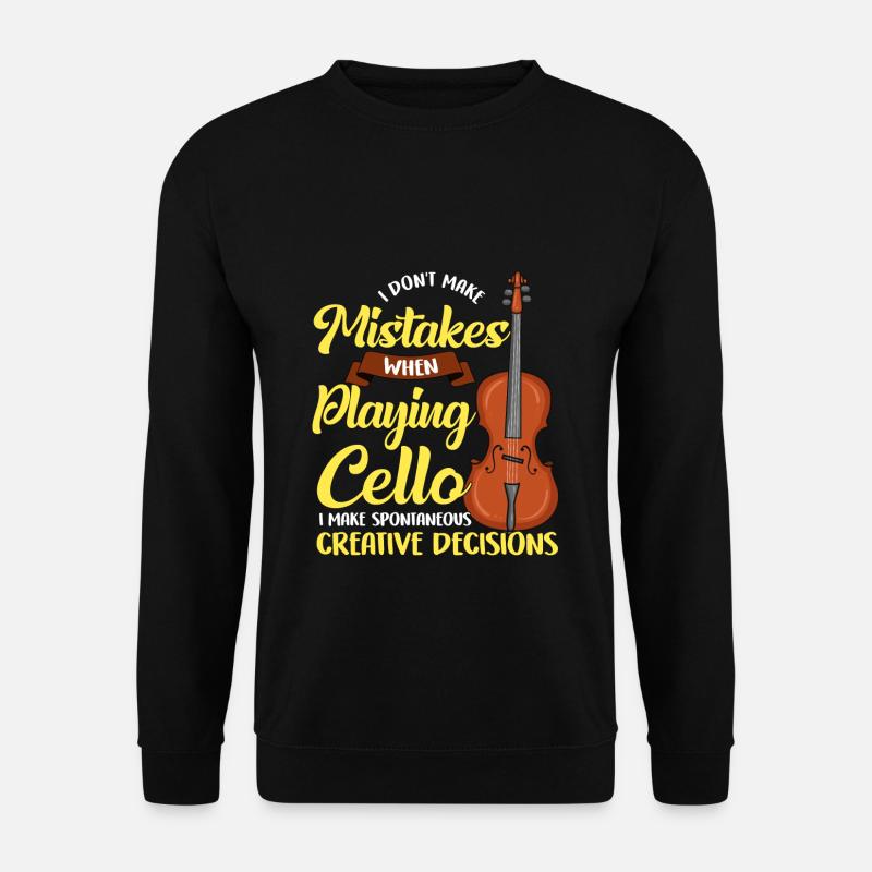 violoncelle - Sweat-shirt Unisexe - noir