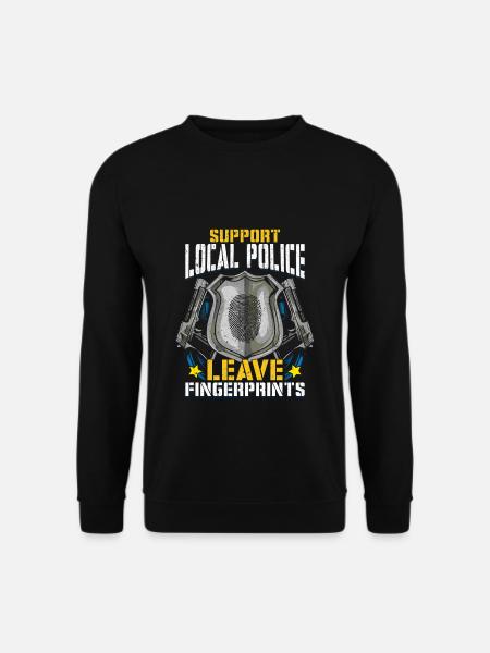 Police policière - Sweat-shirt Unisexe - noir