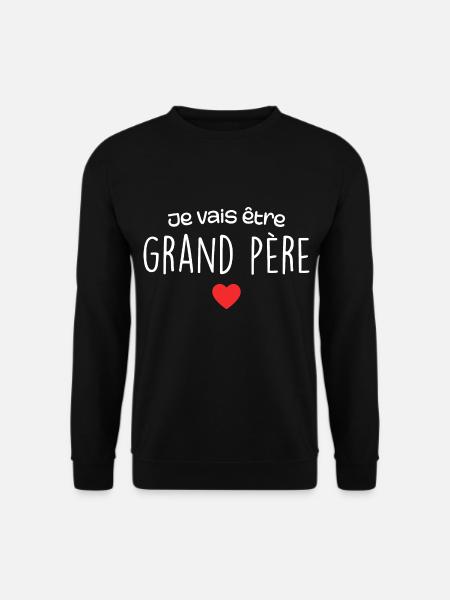 Ich werde Großvater - Zukünftiger Großvater - Unisex Pullover - Schwarz
