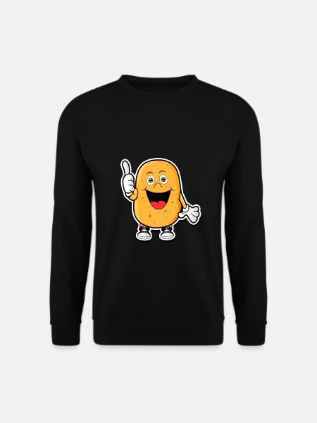 potato potatoes - Unisex Sweatshirt - black
