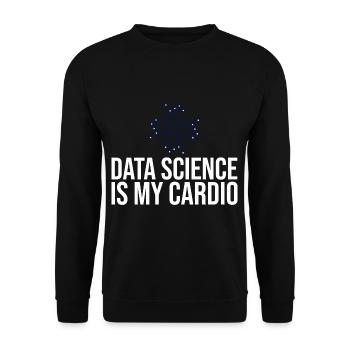 Datenwissenschaftler Data Science Wissenschaft - Unisex Pullover - Schwarz - Vorne - Alina (178cm) & Michal (187cm)