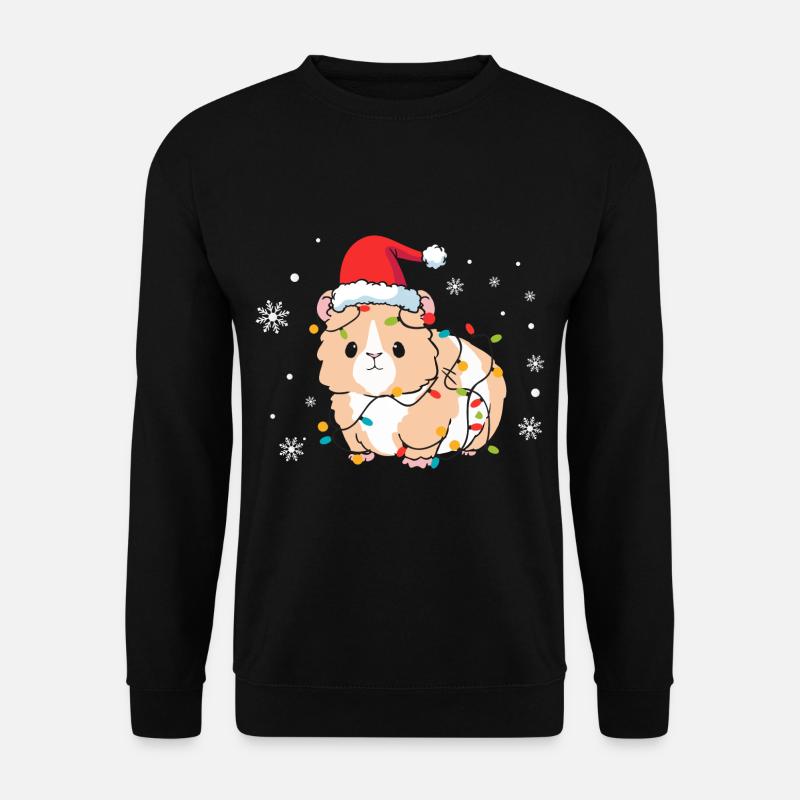Noël de hamster - Sweat-shirt Unisexe - noir
