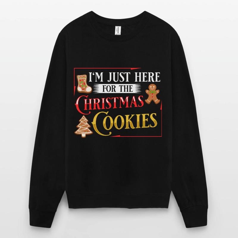 Biscuits de Noël Biscuits Cuisson Biscuits de Noël Sweat-shirt Unisexe