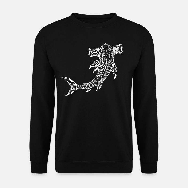Hammerhai weiss - Unisex Pullover - Schwarz