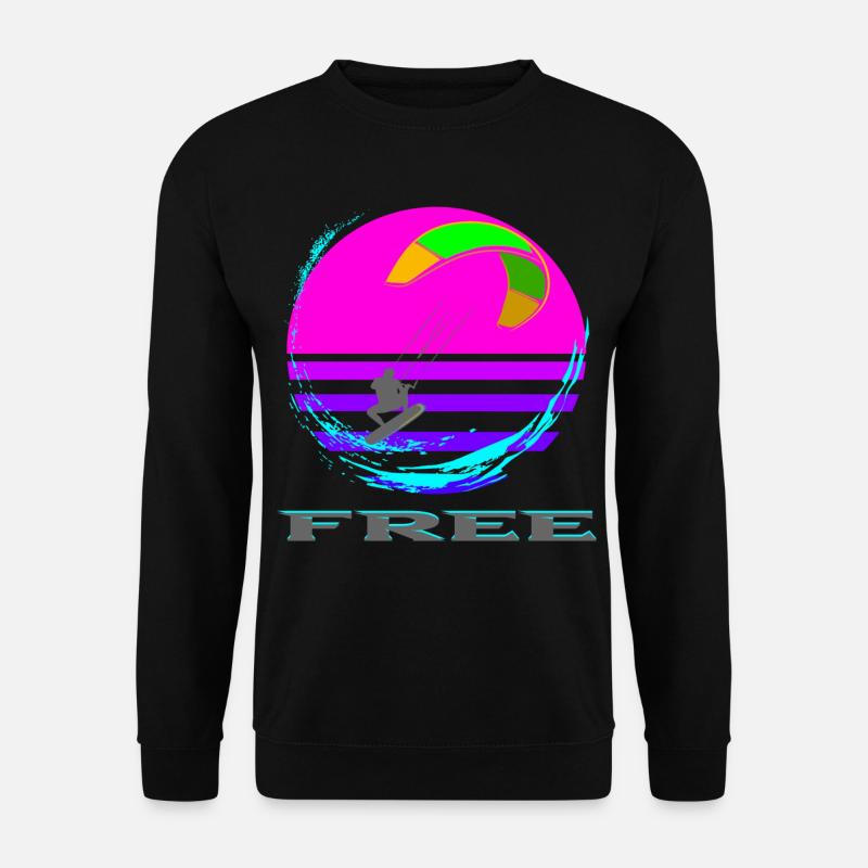 Kitesurfing - Unisex Sweatshirt - black