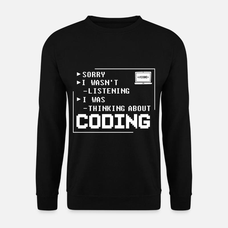 Programmer Programming Computer Developer Pc - Unisex Sweatshirt - black