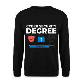 Informations sur la cybersécurité Ordinateur Sicherheit - Sweat-shirt Unisexe - noir - Devant - Alina (178cm) & Michal (187cm)