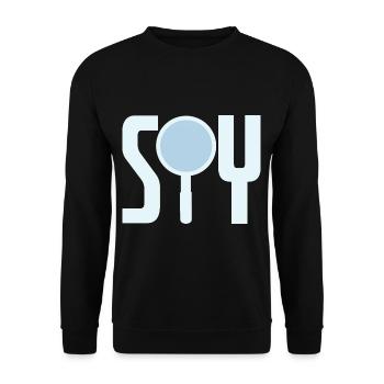 Spy Glass - Unisex Sweatshirt - black - Front - Alina (178cm) & Michal (187cm)