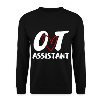 Occupational therapy occupational therapist therapy therapist - Unisex Sweatshirt - black - Front - Alina (178cm) & Michal (187cm)