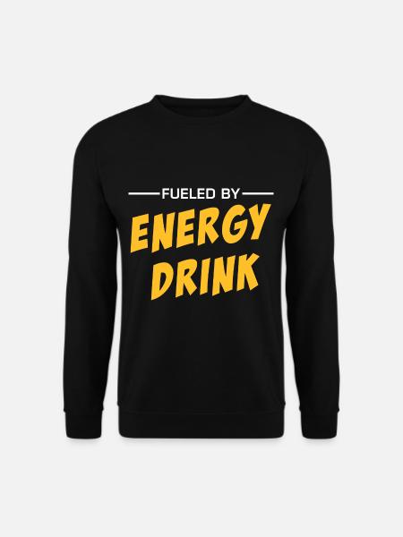 Fueled By Energy Drink Coffee Lover Supplements He - Unisex Pullover - Schwarz