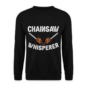 Tronçonneuse Foresterie Forest Work Forest Worker - Sweat-shirt Unisexe - noir - Devant - Alina (178cm) & Michal (187cm)