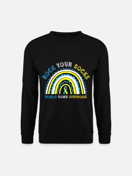 Rock Your Socks World Down Syndrome - Unisex Pullover - Schwarz