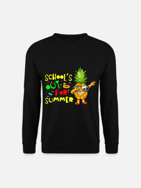 Schools Out For Summer Ananas - Unisex Pullover - Schwarz