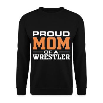 La mère de lutteur maman fière mère d’un lutteur Maman Liebl - Sweat-shirt Unisexe - noir - Devant - Alina (178cm) & Michal (187cm)