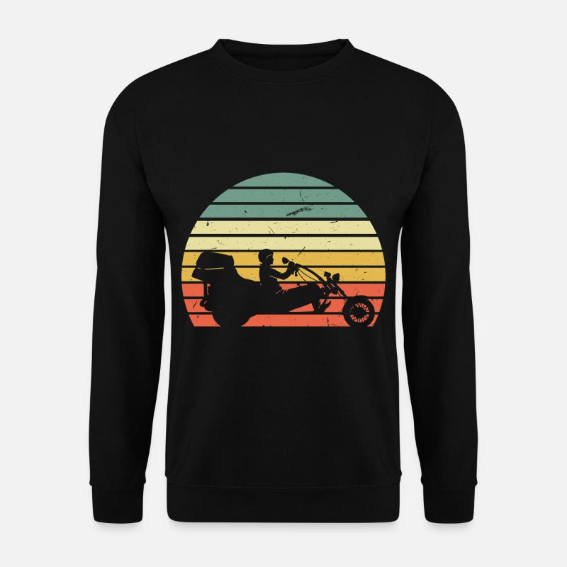 Ride Trike Retro - Unisex Sweatshirt - black
