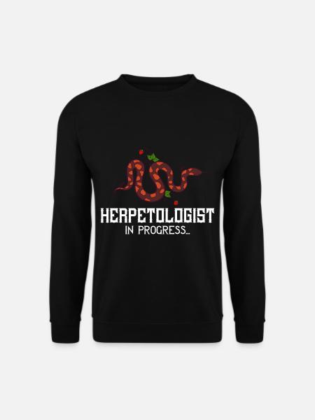 Herpetology Reptiles Herpetologist Lizards - Unisex Sweatshirt - black