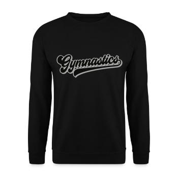 Gymnastics | Farben änderbar - Unisex Pullover - Schwarz - Vorne - Alina (178cm) & Michal (187cm)