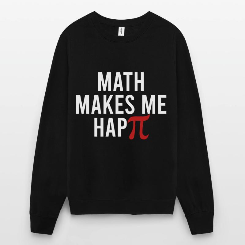 Math Geek Math Makes Me Happie Funny Integral Math Unisex Sweatshirt