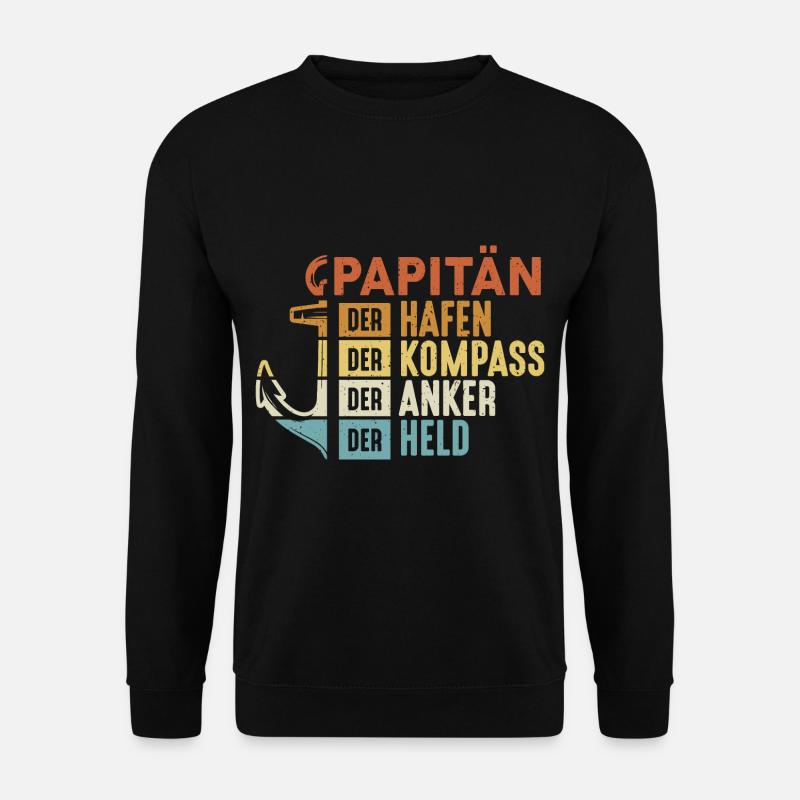 Papitän - Unisex Pullover - Schwarz