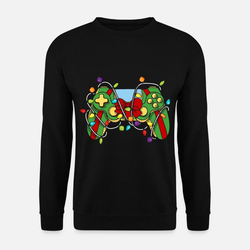 Christmas Gaming Controller - Unisex Sweatshirt - black
