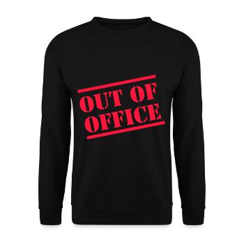Blog de voyage Out of Office Monde Aventure Police - Sweat-shirt Unisexe - noir - Devant - Alina (178cm) & Michal (187cm)