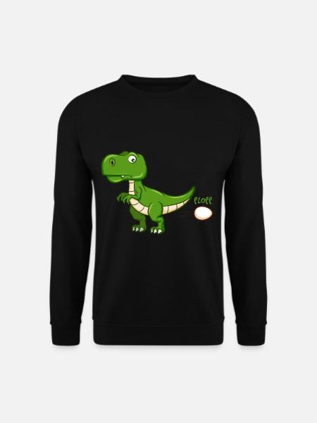 PLOPP T-Rex - Unisex Pullover - Schwarz