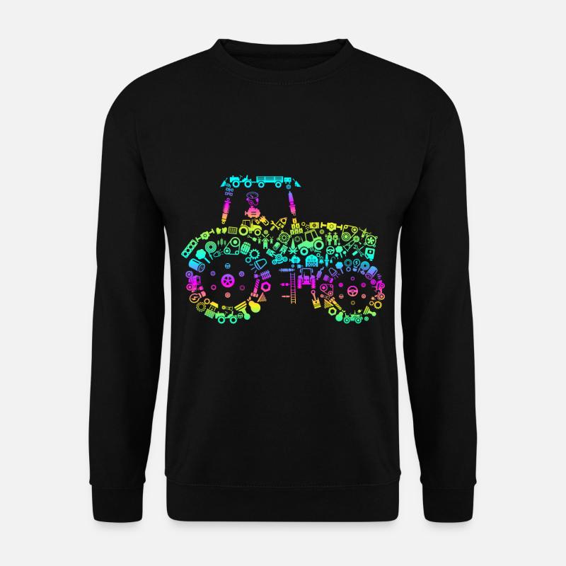 Traktor Icons - Unisex Pullover - Schwarz