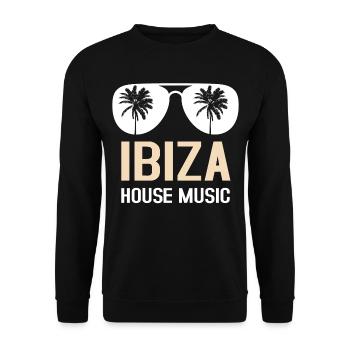 Ibiza Festival - Sweat-shirt Unisexe - noir - Devant - Alina (178cm) & Michal (187cm)