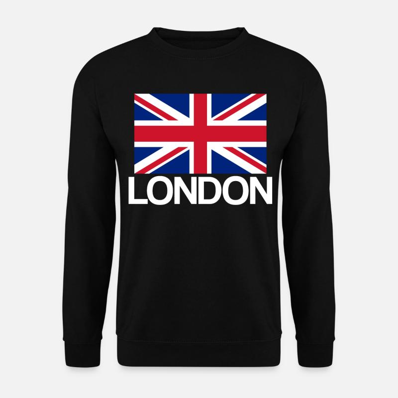 London - Unisex Pullover - Schwarz