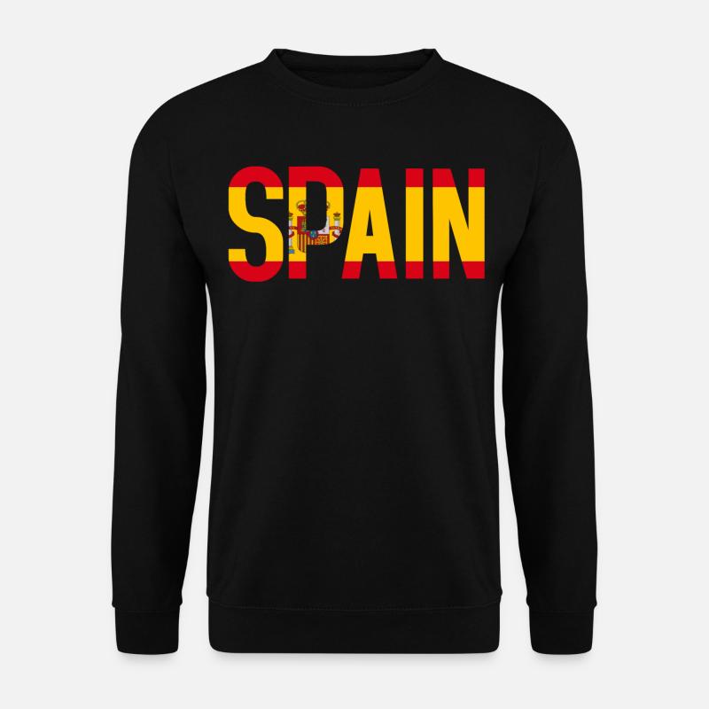 Lettering Spain - Unisex Sweatshirt - black