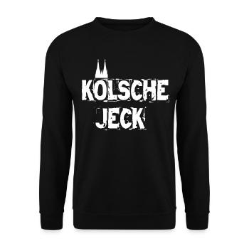 Kölsche Jeck Carnival Cathédrale de Cologne - Sweat-shirt Unisexe - noir - Devant - Alina (178cm) & Michal (187cm)