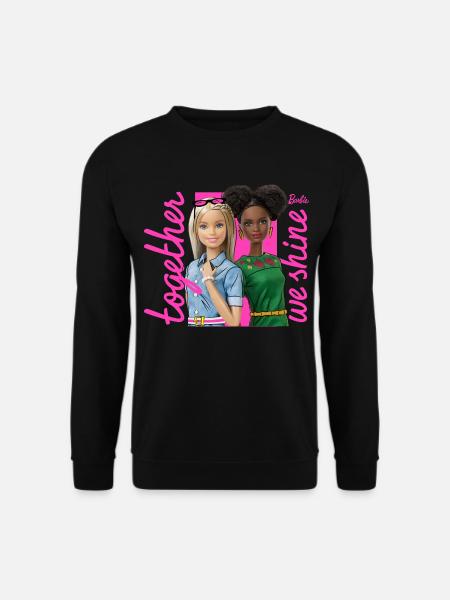 Barbie Together We Shine Spruch - Unisex Pullover - Schwarz